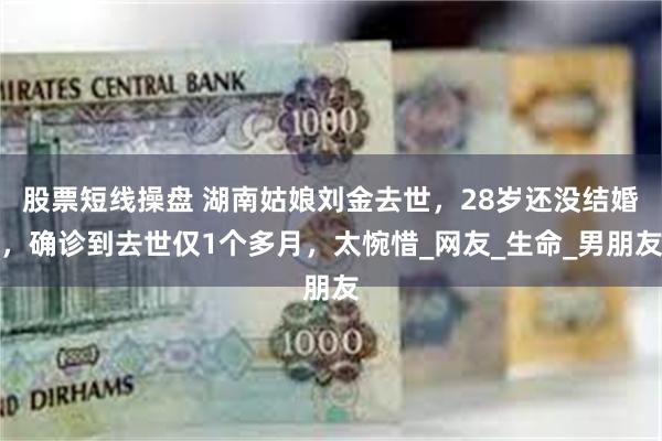 股票短线操盘 湖南姑娘刘金去世，28岁还没结婚，确诊到去世仅1个多月，太惋惜_网友_生命_男朋友
