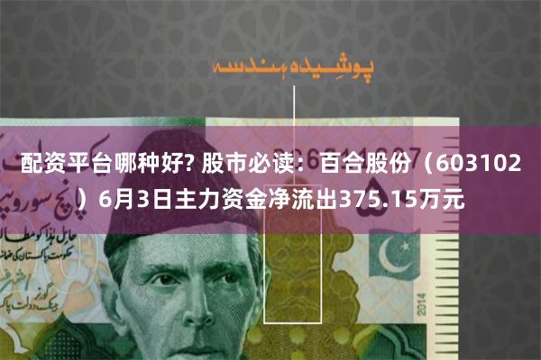 配资平台哪种好? 股市必读：百合股份（603102）6月3日主力资金净流出375.15万元
